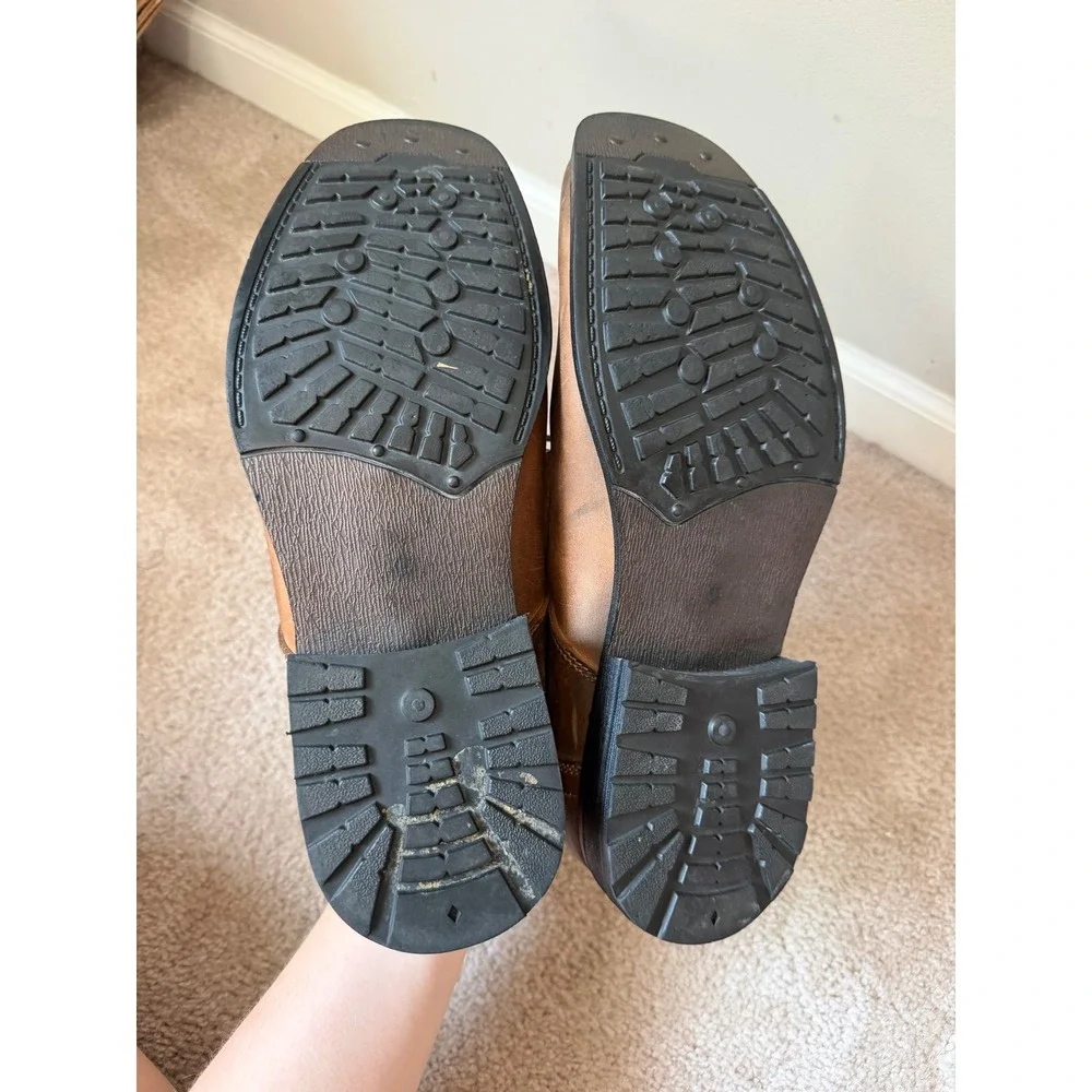 Bed|Stu Men's Shoes Leather Oxford Brown Size 9